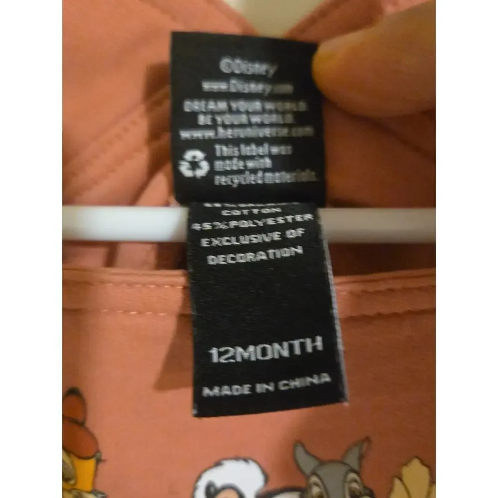 Disney Bambi Floral Infant Ruffle Overalls - BoxLunch Exclusive 12 Months